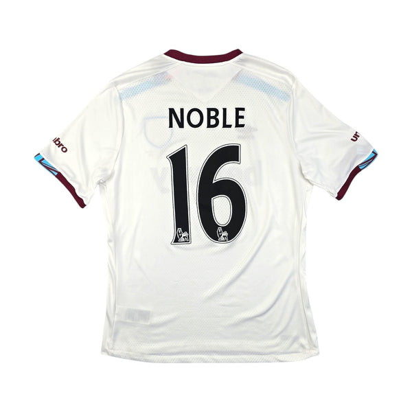 2016/17 West Ham United Away Football Shirt (XL) Umbro #16 Noble