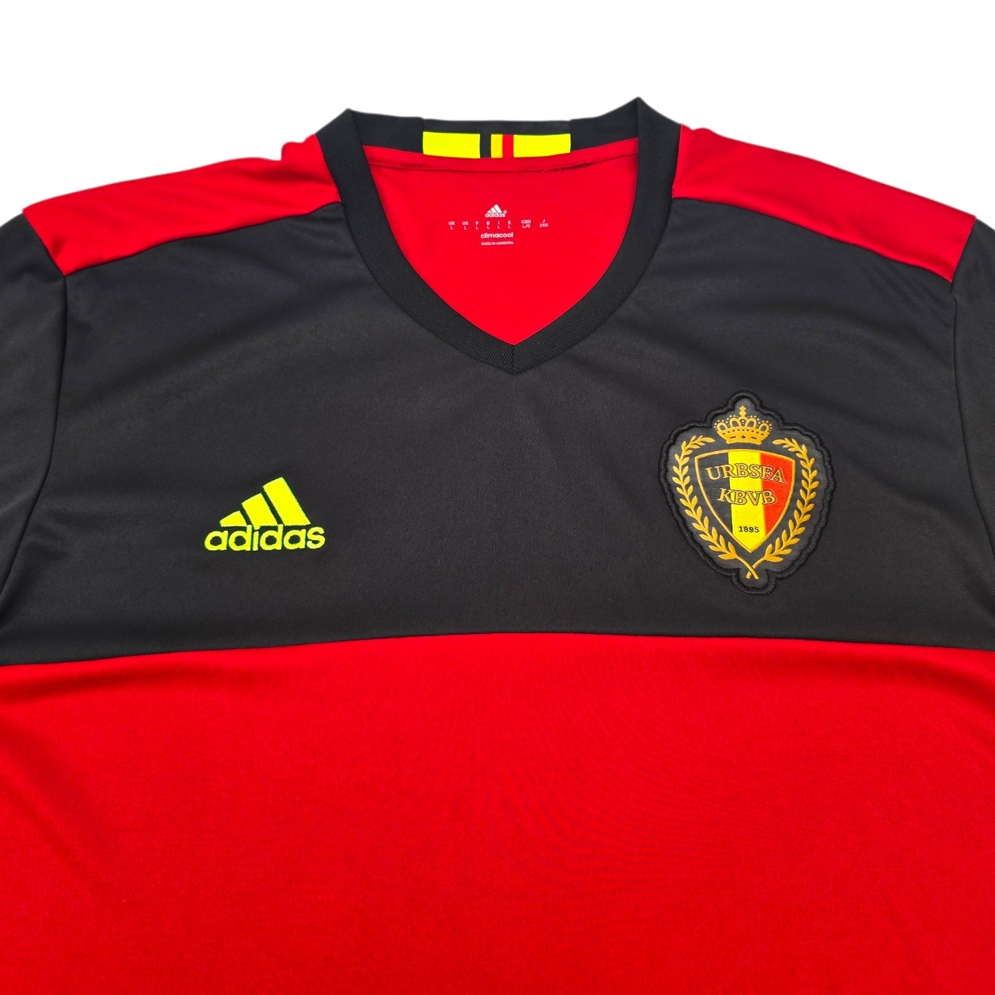 2016/18 Belgium Home Football Shirt (L) Adidas