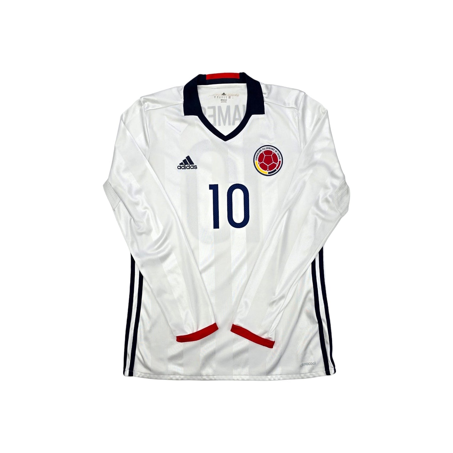 2016/18 Colombia Home Football Shirt (M) Adidas #10 James (Copa America)
