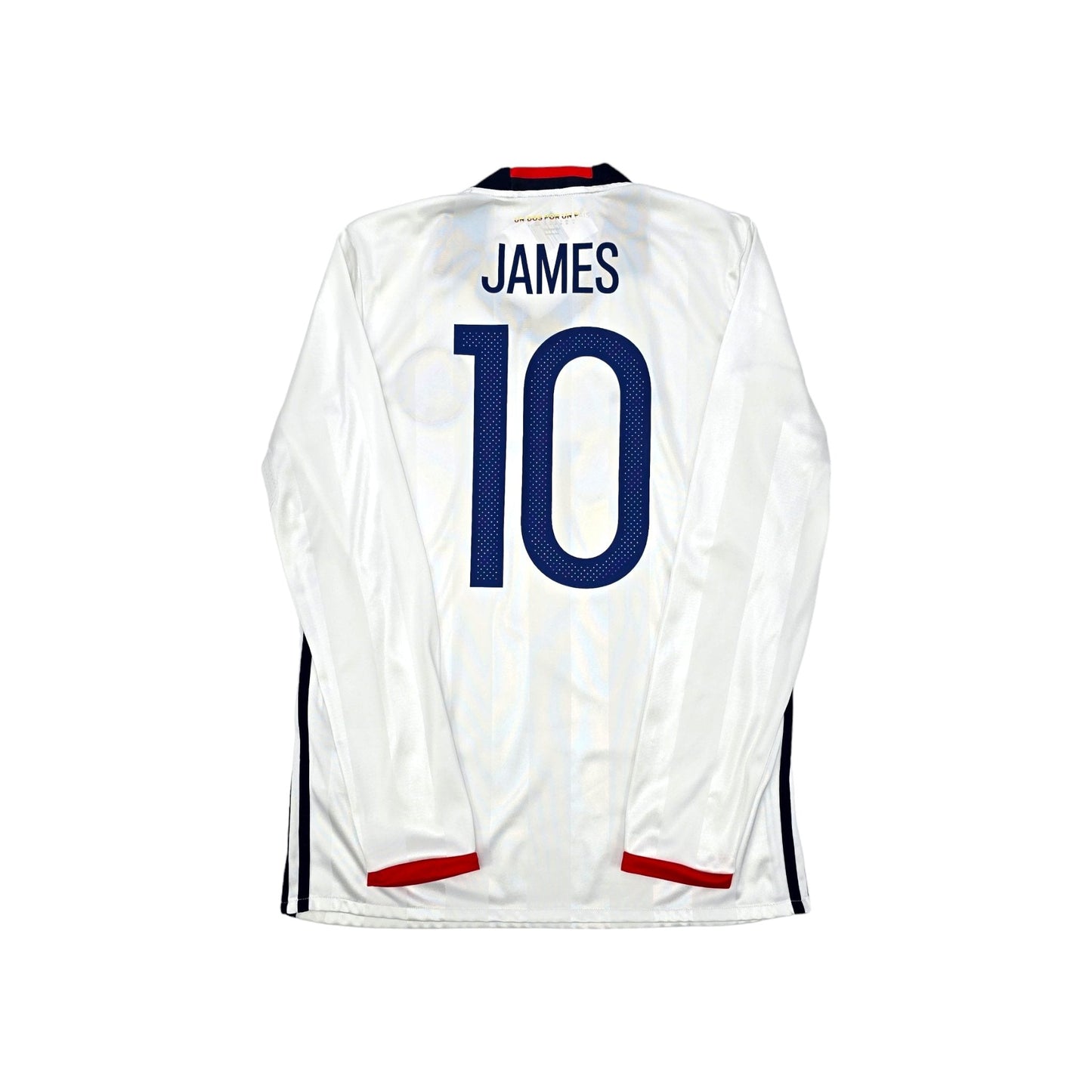 2016/18 Colombia Home Football Shirt (M) Adidas #10 James (Copa America)