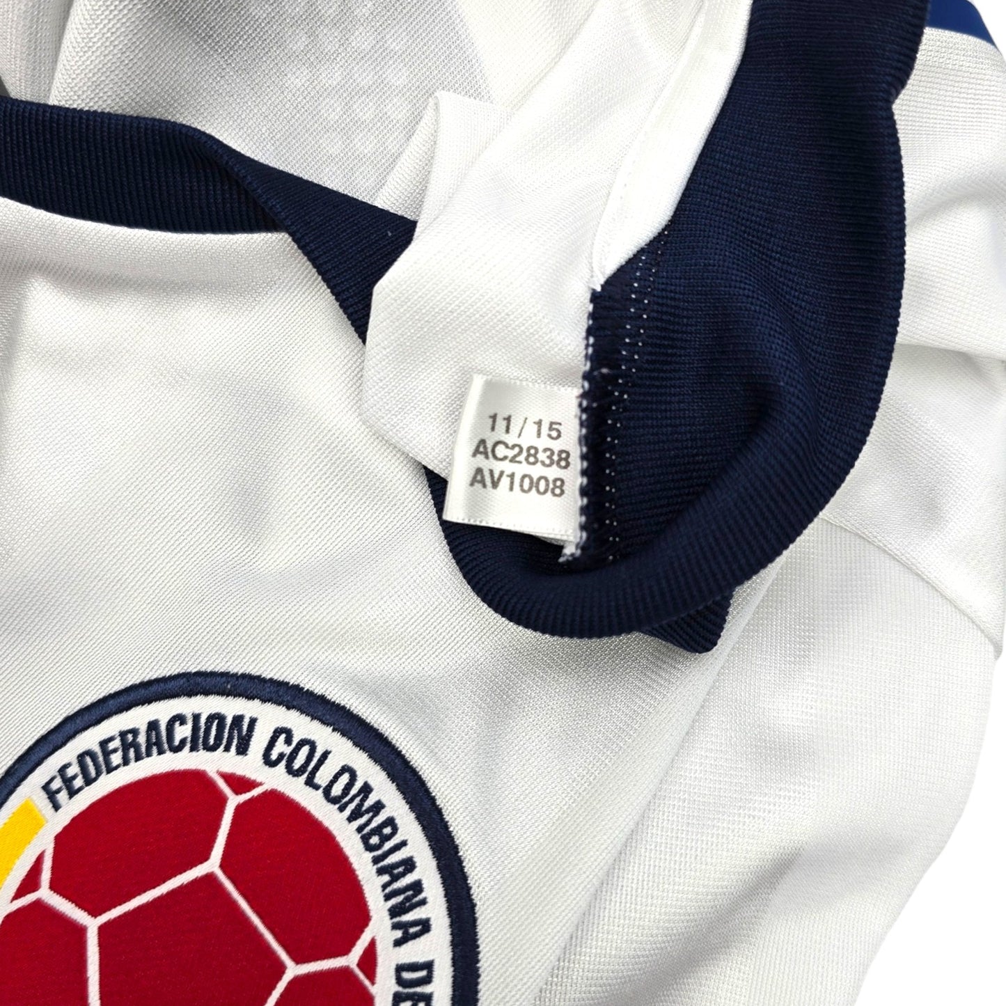 2016/18 Colombia Home Football Shirt (M) Adidas #10 James (Copa America)