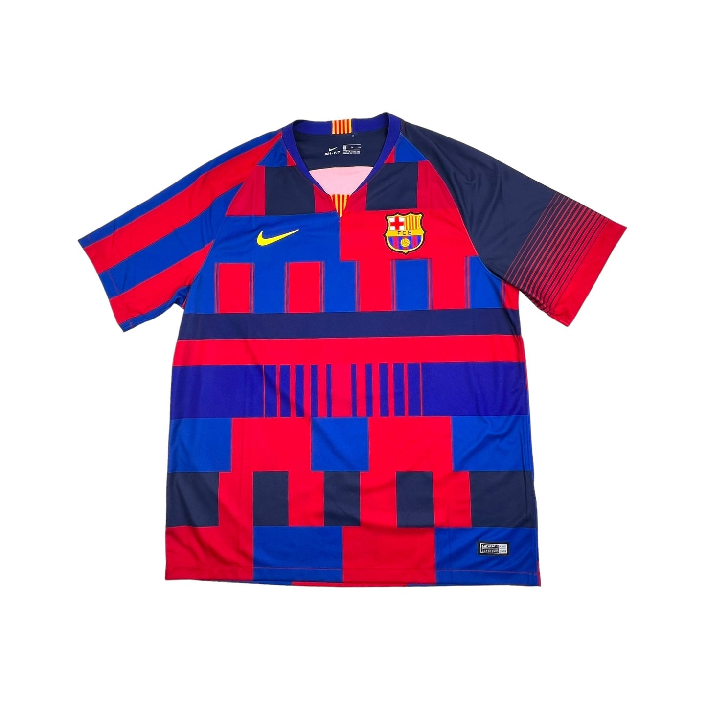 2017/18 Barcelona 'Anniversary Mash-Up' Football Shirt (XL) Nike #10 Messi