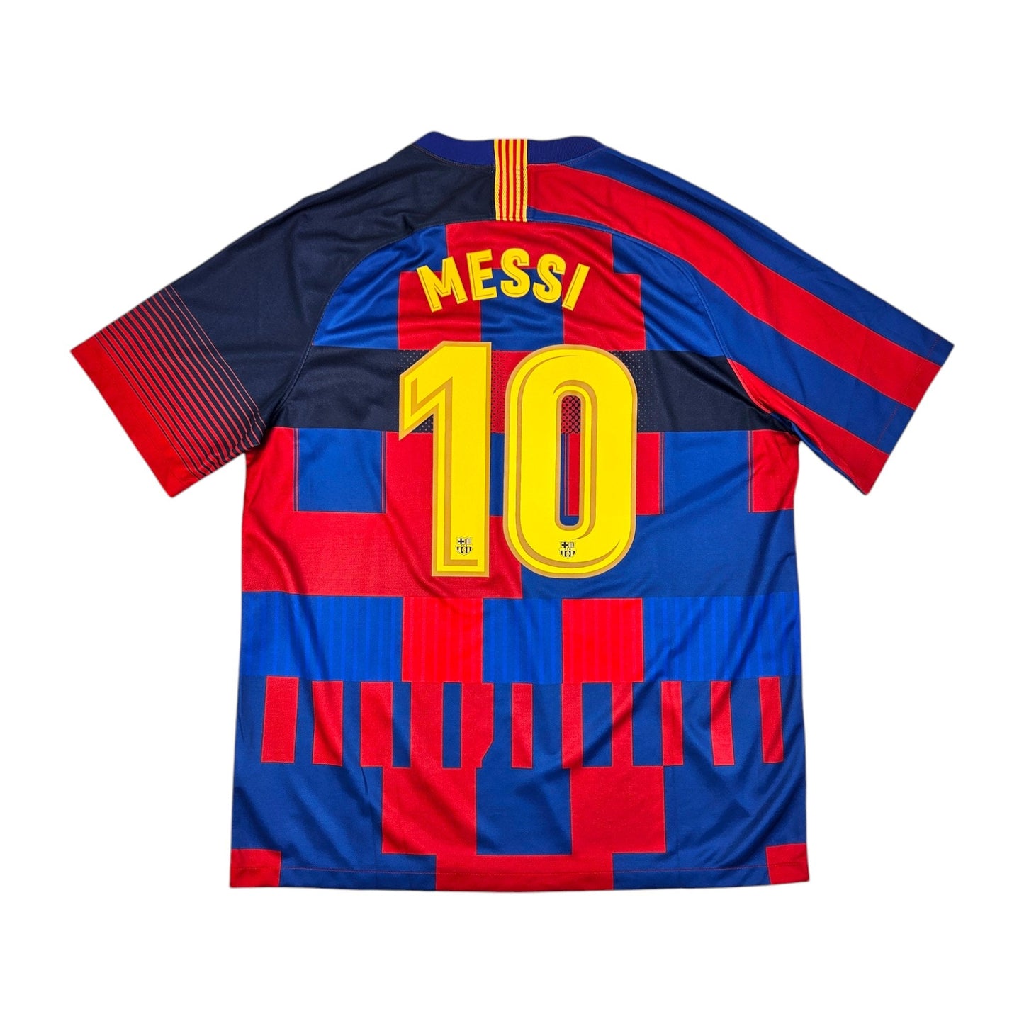 2017/18 Barcelona 'Anniversary Mash-Up' Football Shirt (XL) Nike #10 Messi