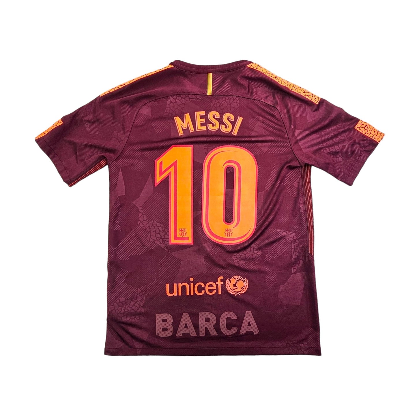 2017/18 Barcelona Third Football Shirt (M) Nike #10 Messi