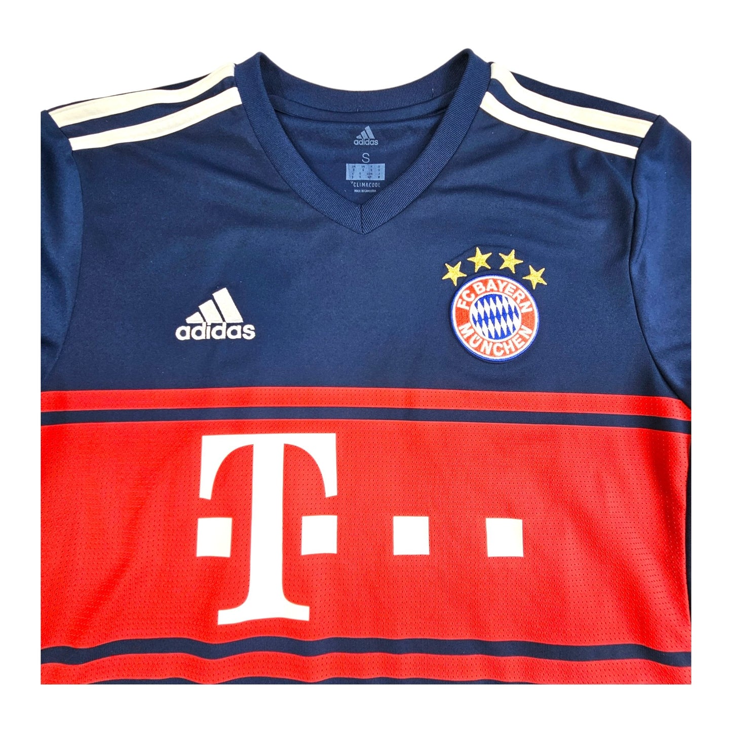 2017/18 Bayern Munich Away Football Shirt (S) Adidas #24 Tolisso