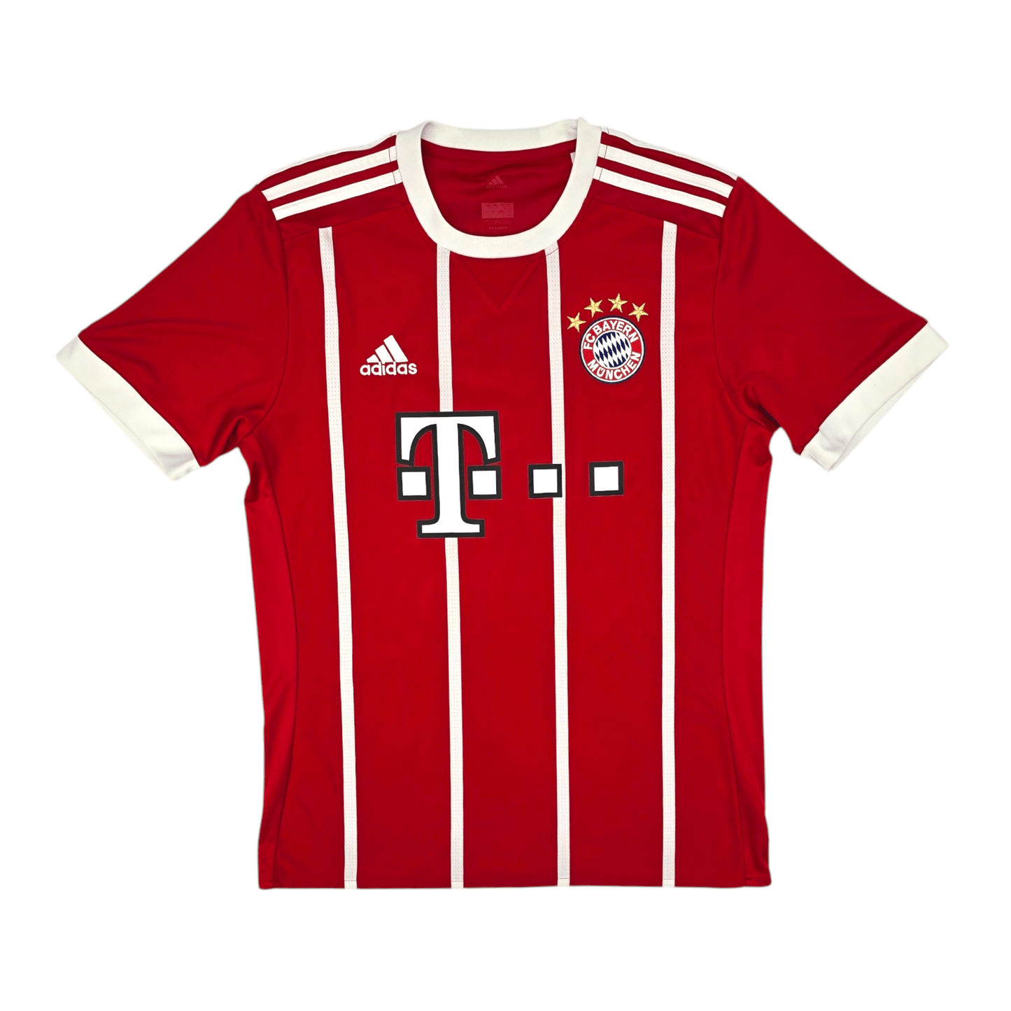 2017/18 Bayern Munich Home Football Shirt (M) Adidas #7 Ribery