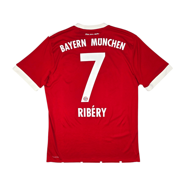 2017/18 Bayern Munich Home Football Shirt (M) Adidas #7 Ribery