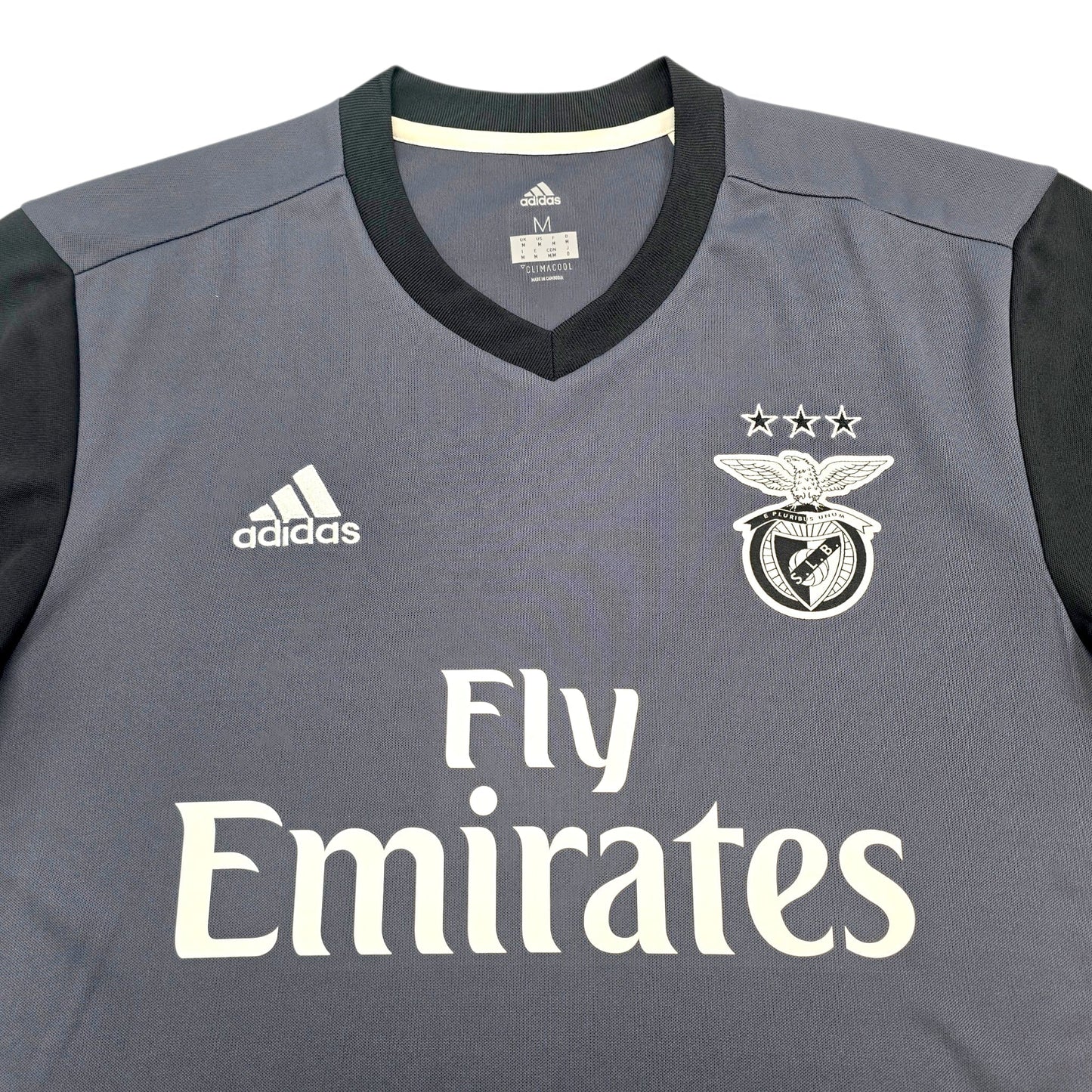 2017/18 Benfica Away Football Shirt (M) Adidas