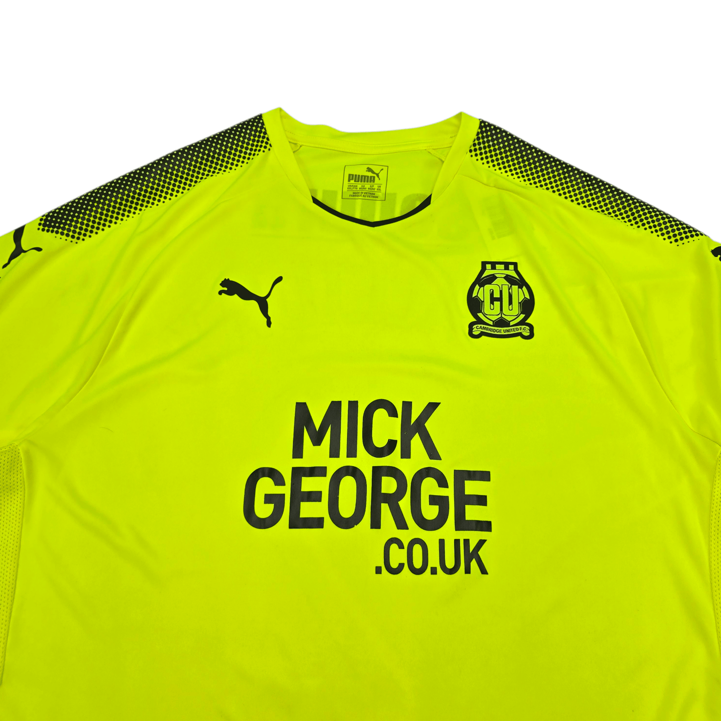 2017/18 Cambridge United Third Football Shirt (2XL) Puma #2 Halliday