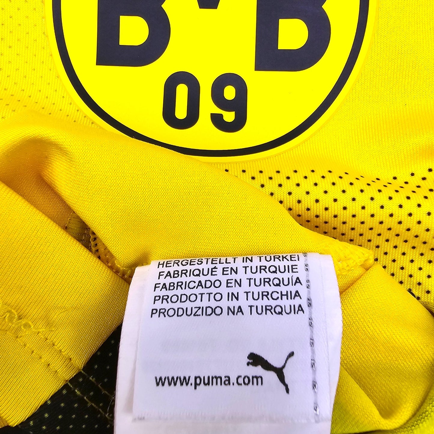 2017/18 Dortmund Home Football Shirt (M) Puma (Player Version)