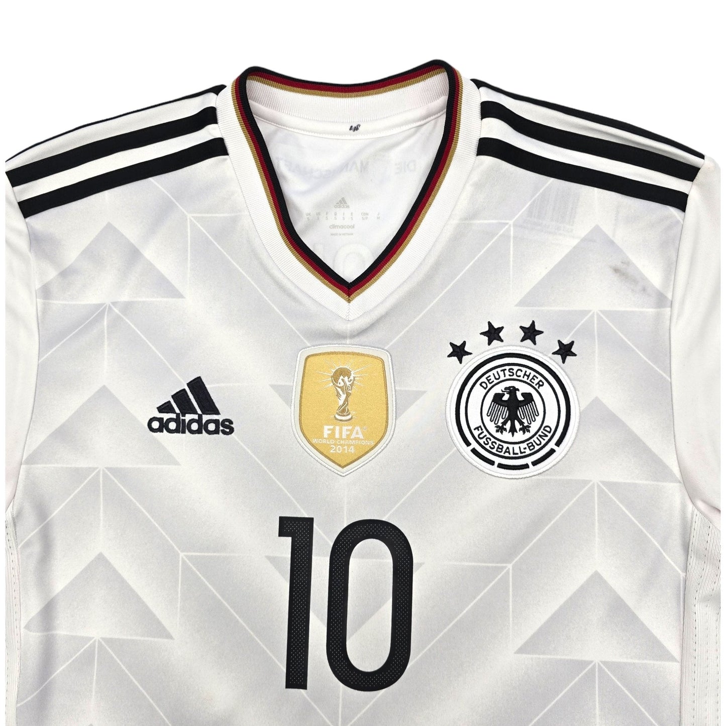 2017/18 Germany Home Football Shirt (M) Adidas #10 Podolski