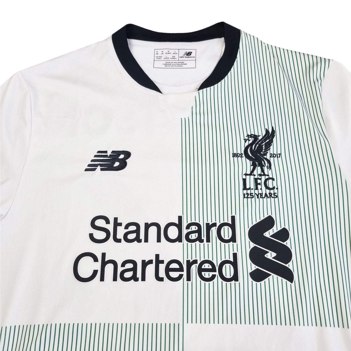 2017/18 Liverpool 125 Yrs Away Football Shirt (M) NB #26 Robertson