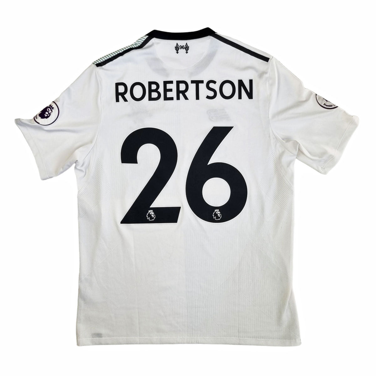 2017/18 Liverpool 125 Yrs Away Football Shirt (M) NB #26 Robertson