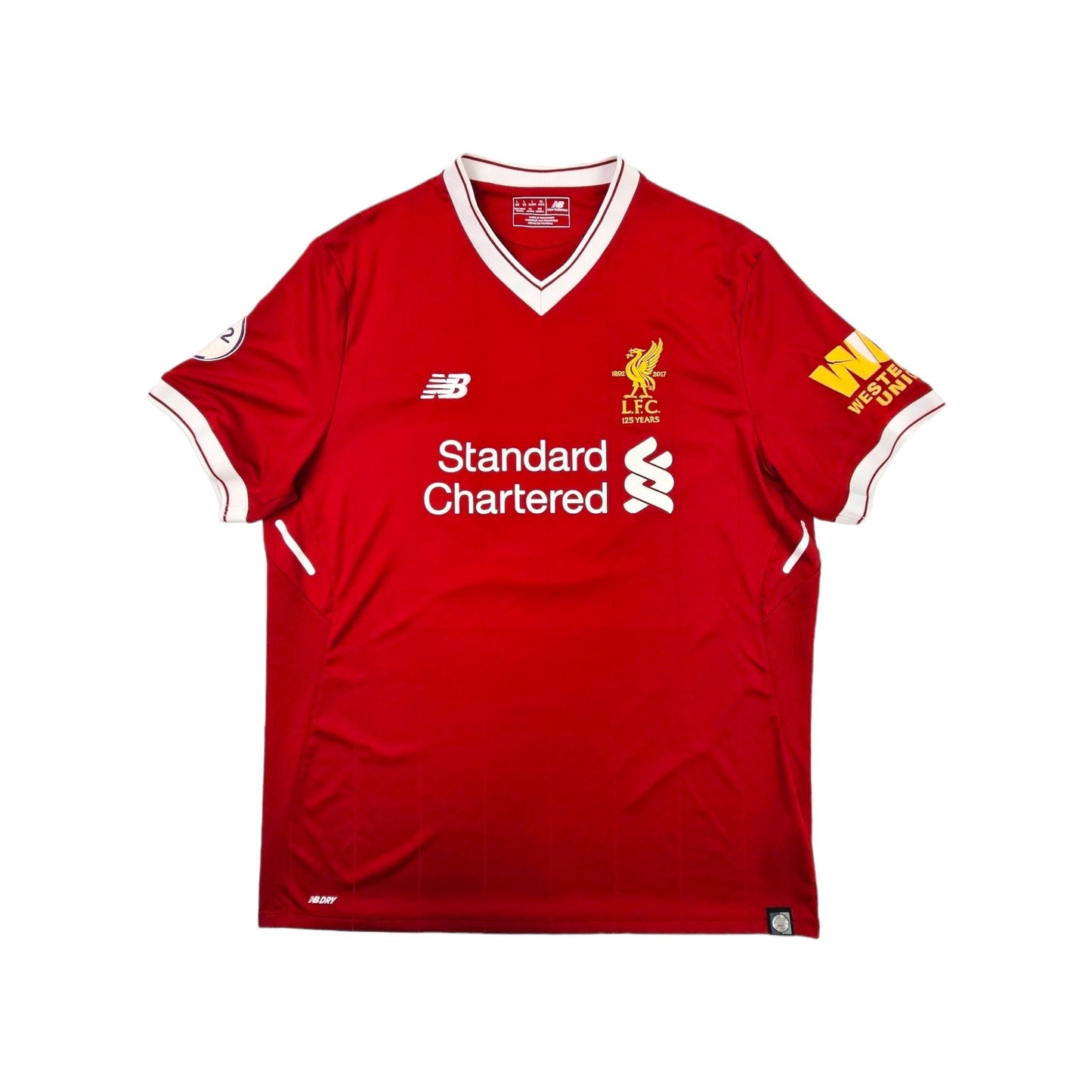 2017/18 Liverpool Home Football Shirt (L) New Balance #3 (PL2 Match Worn/Issue)