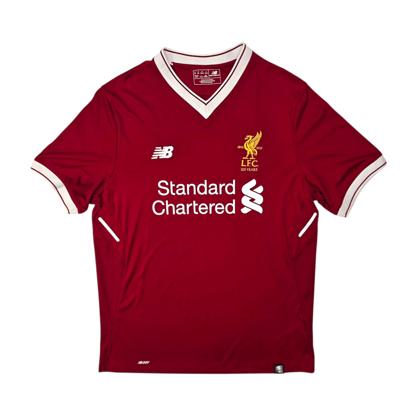 2017/18 Liverpool Home Football Shirt (M) New Balance #11 M.Salah