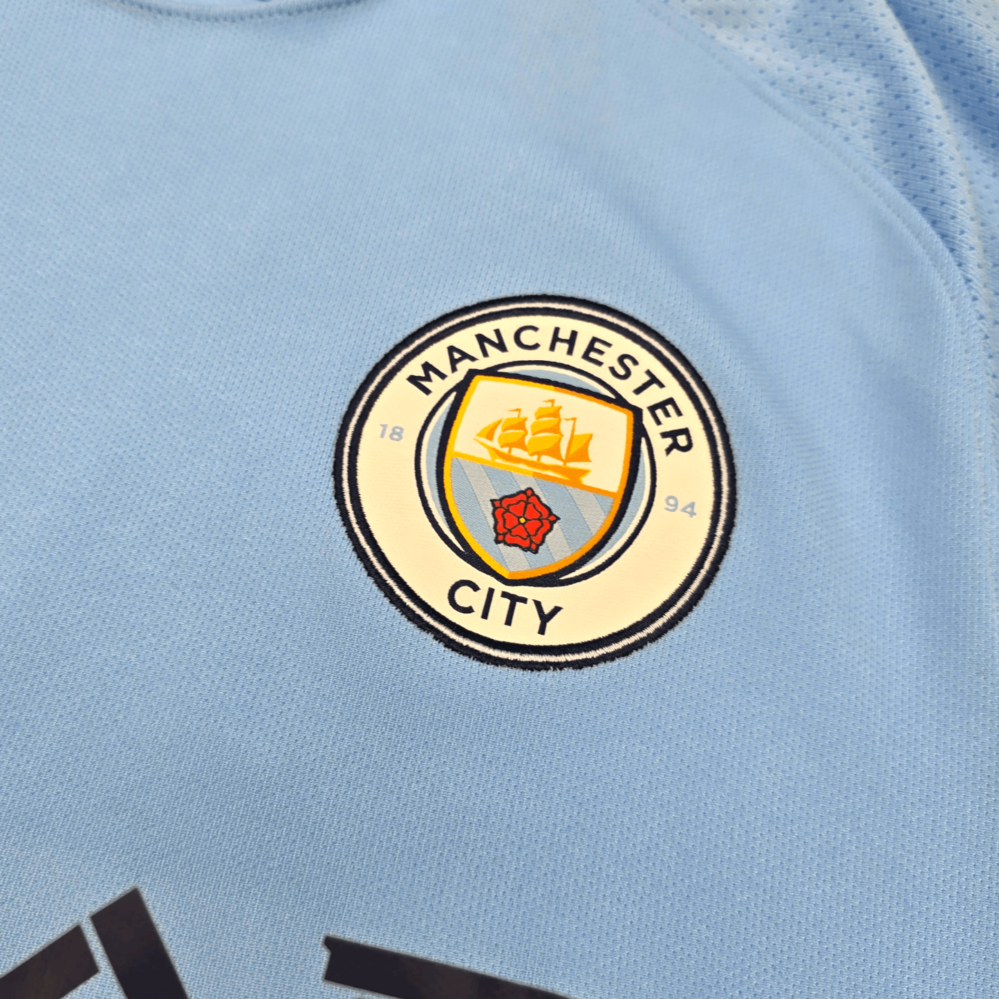 2017/18 Manchester City Home Football Shirt (M) Nike #17 De Bruyne