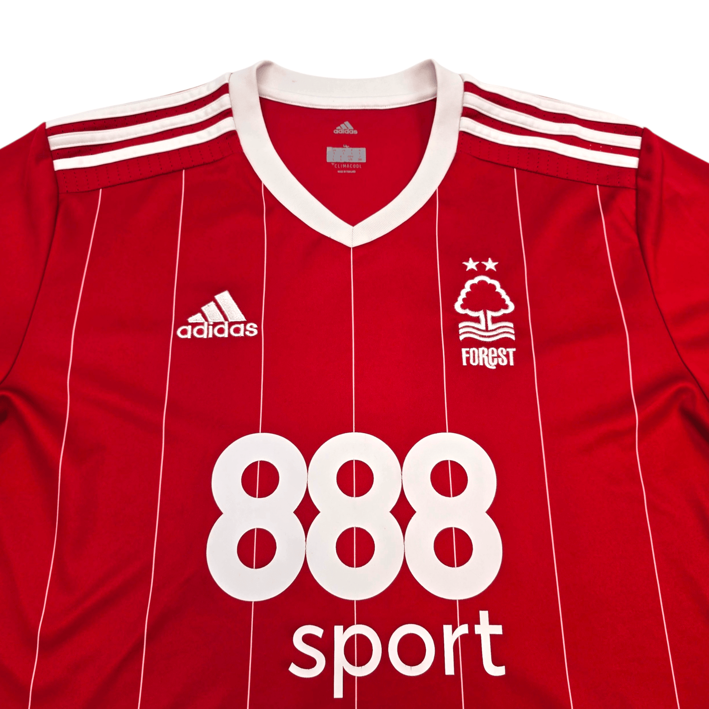 2017/18 Nottingham Forest Home Football Shirt (L) Adidas