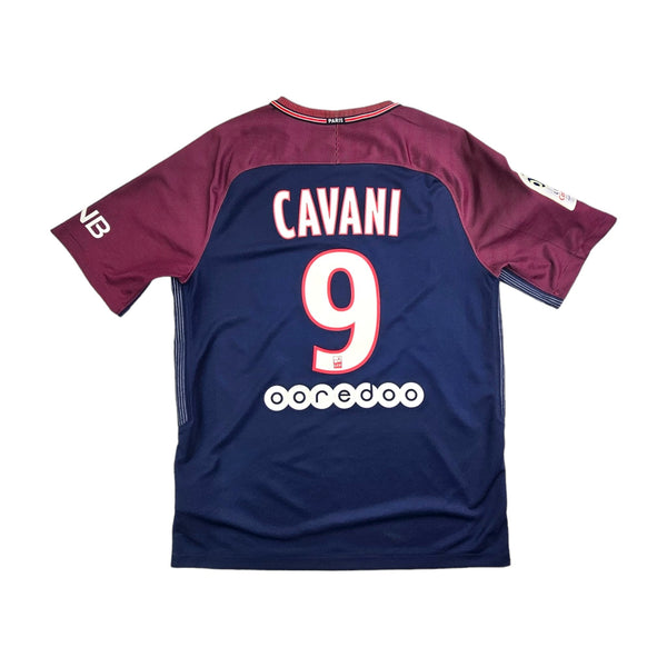 2017/18 PSG Home Football Shirt (M) Nike #9 Cavani