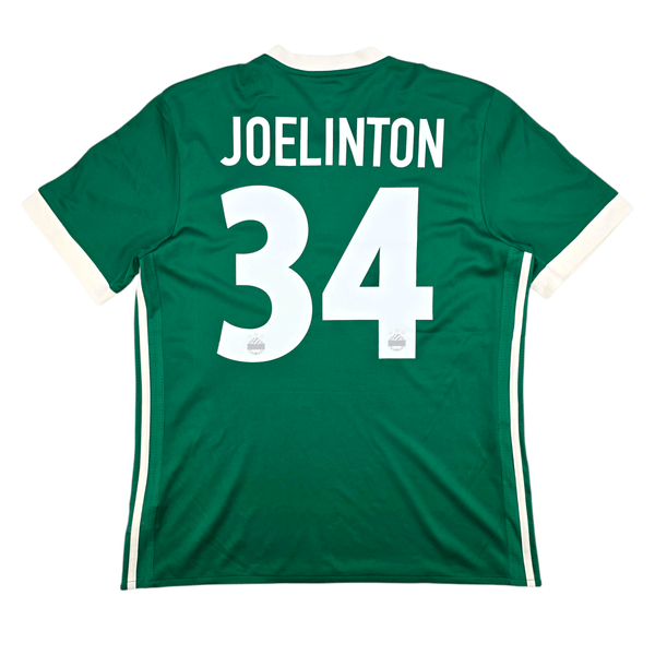 2017/18 Rapid Vienna Home Football Shirt (L) Adidas #34 Joelinton