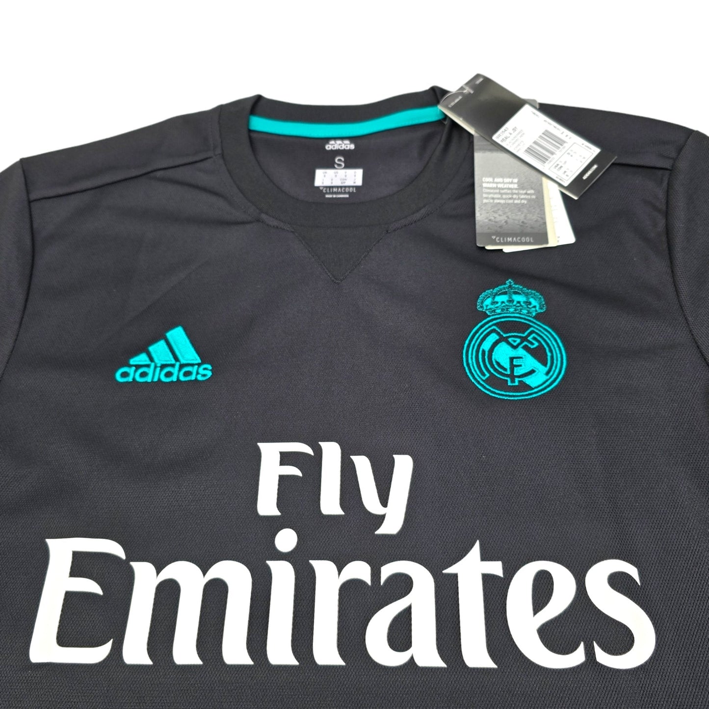 2017/18 Real Madrid Away Football Shirt (S) Adidas # 7 Ronaldo (BNWTs)