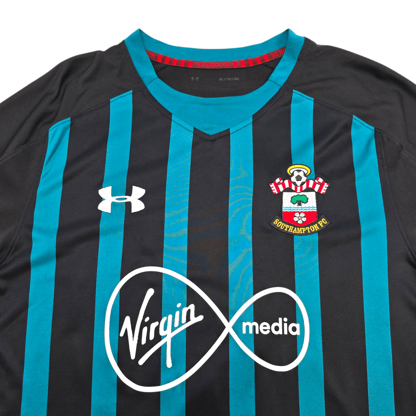 2017/18 Southampton Away Football Shirt (XL) Under Armour #20 Gabbiadini