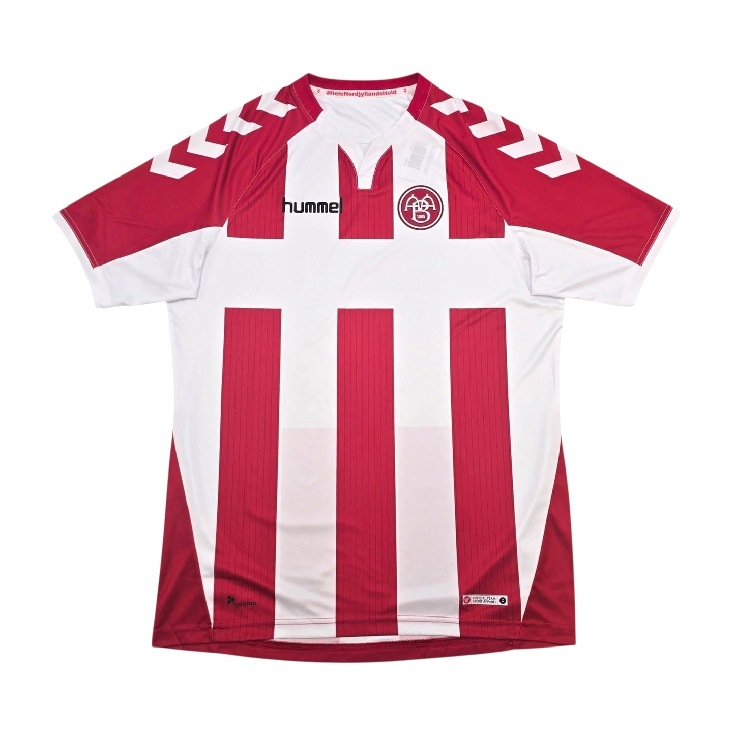 2017/19 AAB Aalborg Home Football Shirt (XL) Hummel
