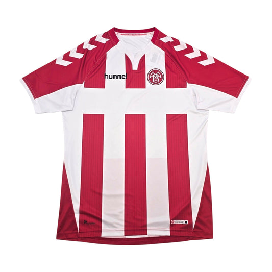 2017/19 AAB Aalborg Home Football Shirt (XL) Hummel