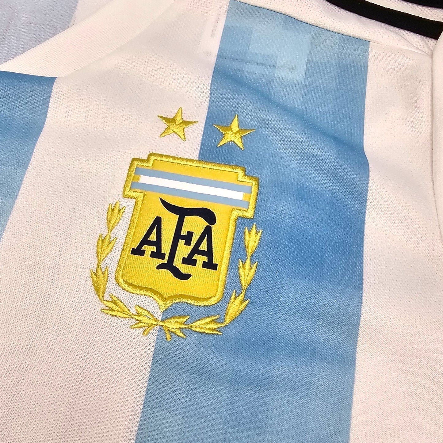 2018/19 Argentina Home Football Shirt (L) Adidas #10 Messi