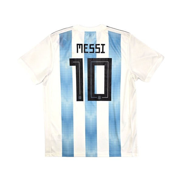 2018/19 Argentina Home Football Shirt (L) Adidas #10 Messi