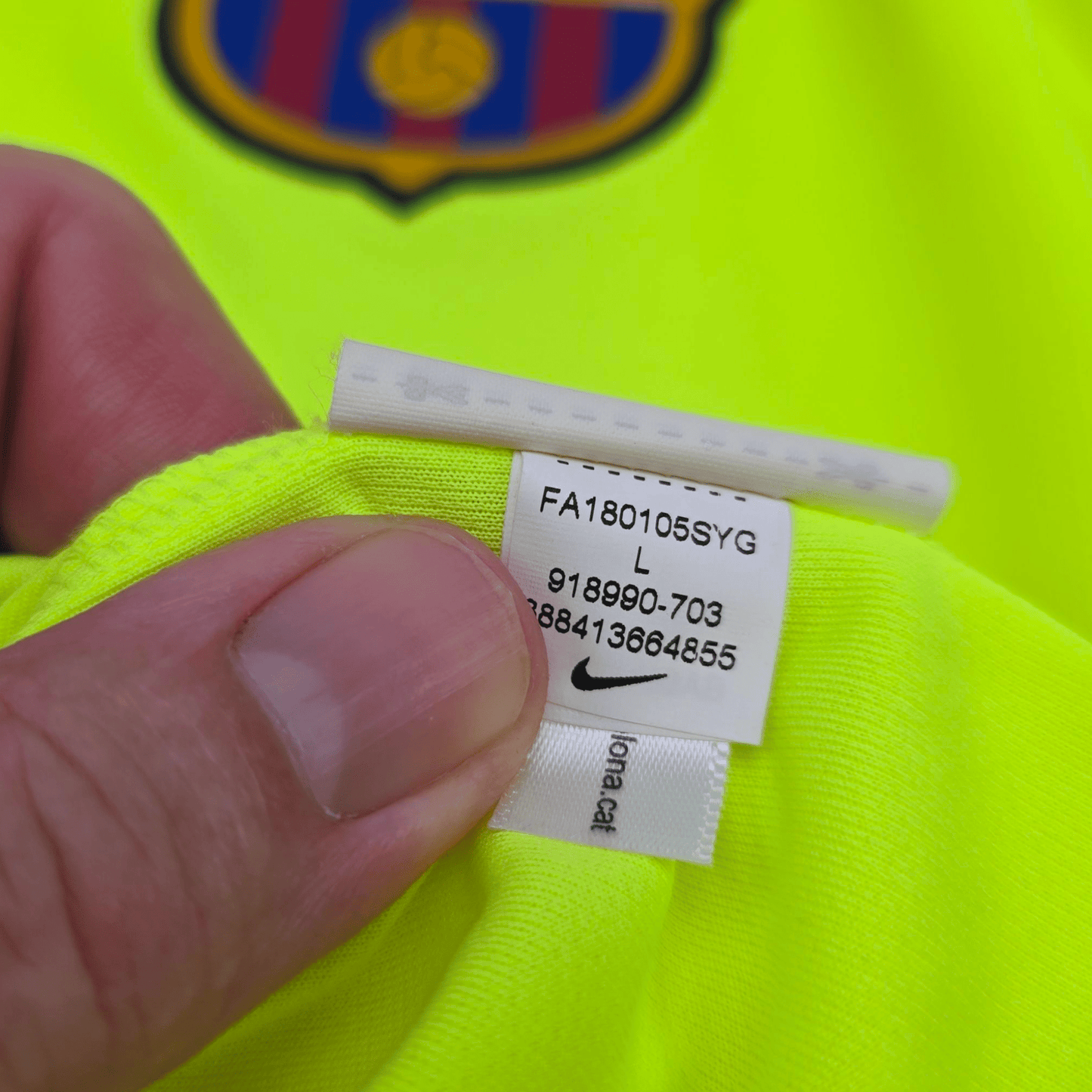 2018/19 Barcelona Away Football Shirt (L) Nike #10 Messi