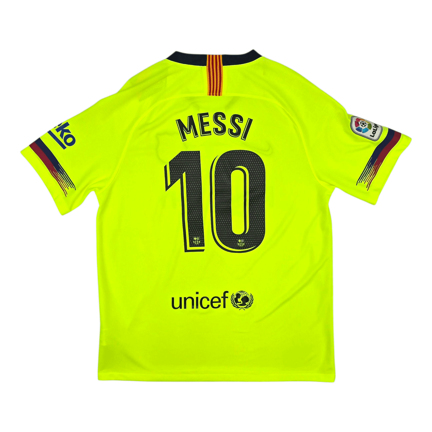 2018/19 Barcelona Away Football Shirt (L) Nike #10 Messi
