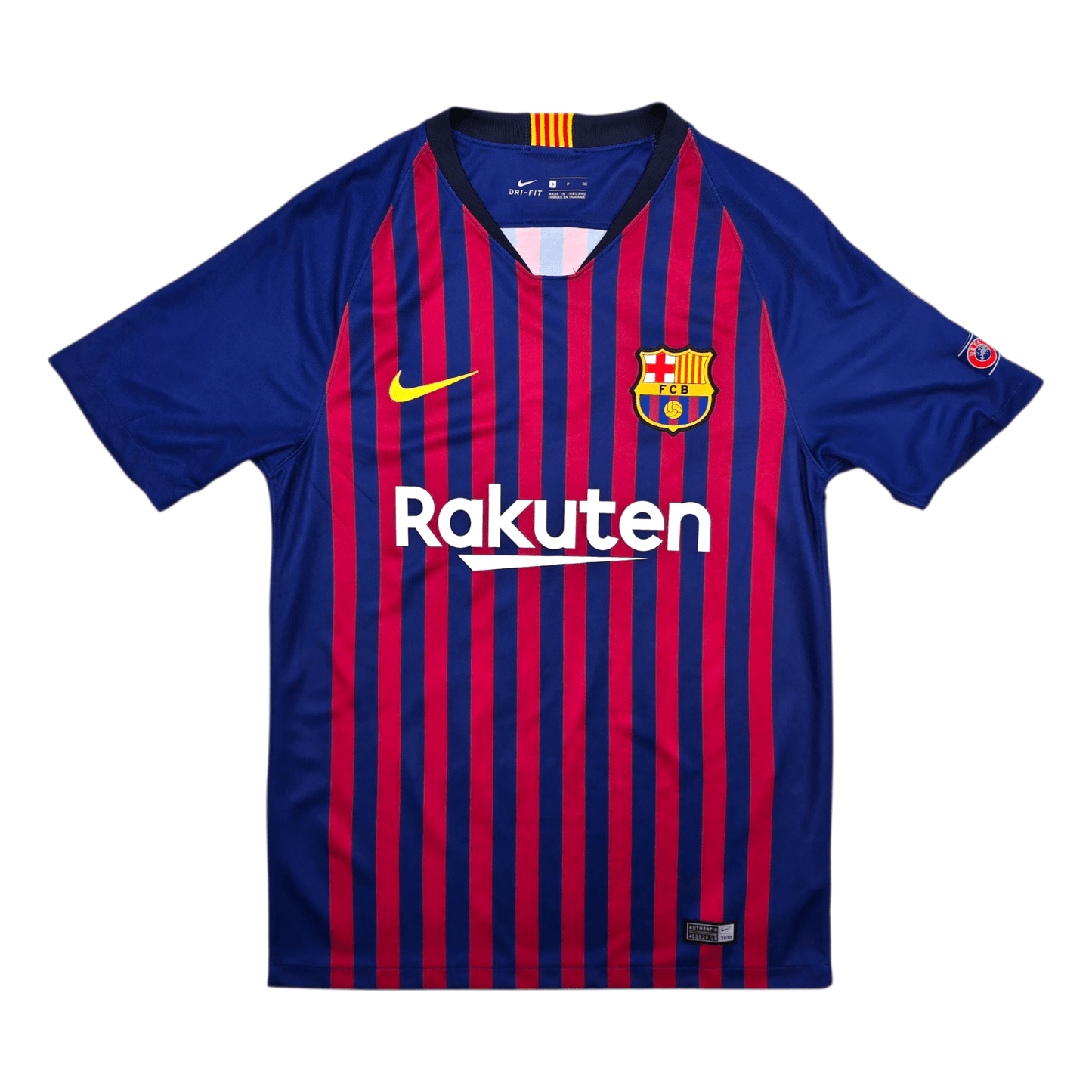 2018/19 Barcelona Home Football Shirt (S) Nike #10 Messi