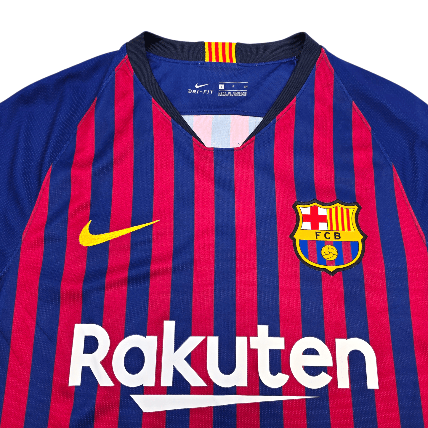 2018/19 Barcelona Home Football Shirt (S) Nike #10 Messi