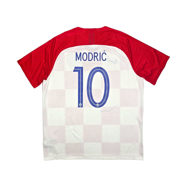 2018/19 Croatia Home Football Shirt (XL) Nike #10 Modric