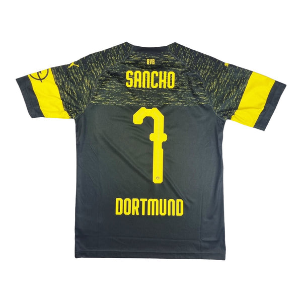 2018/19 Dortmund Away Football Shirt (M) Puma #7 Sancho
