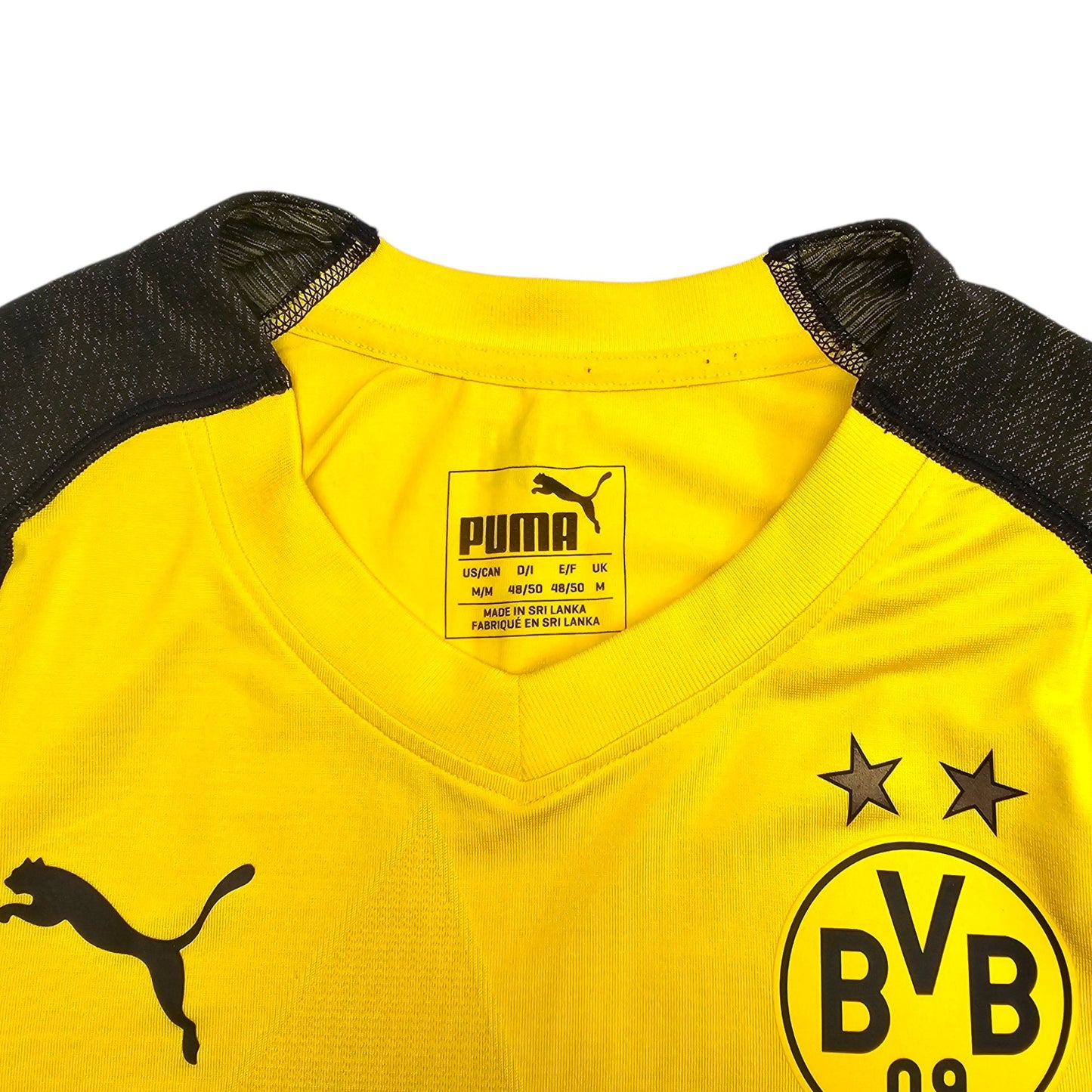 2018/19 Dortmund Home Football Shirt (M) Puma #11 Reus (Player Version)