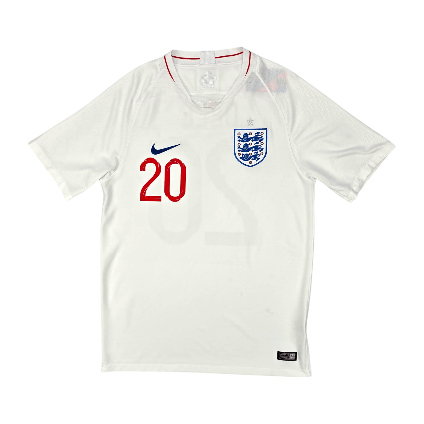 2018/19 England Home Football Shirt (M) Nike #20 Dele