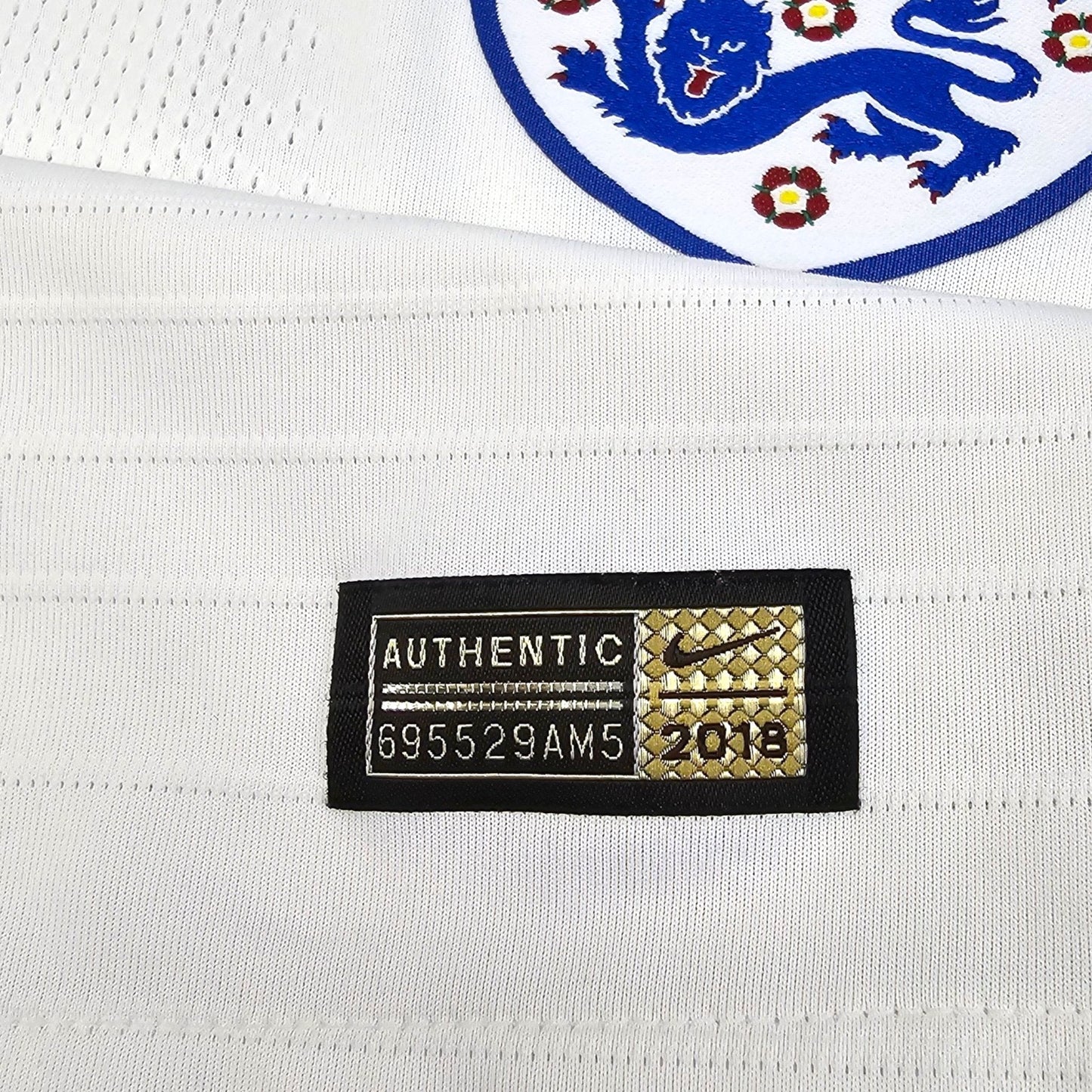 2018/19 England Home Football Shirt (S) Nike #9 Kane (Player Version/Vaporknit)