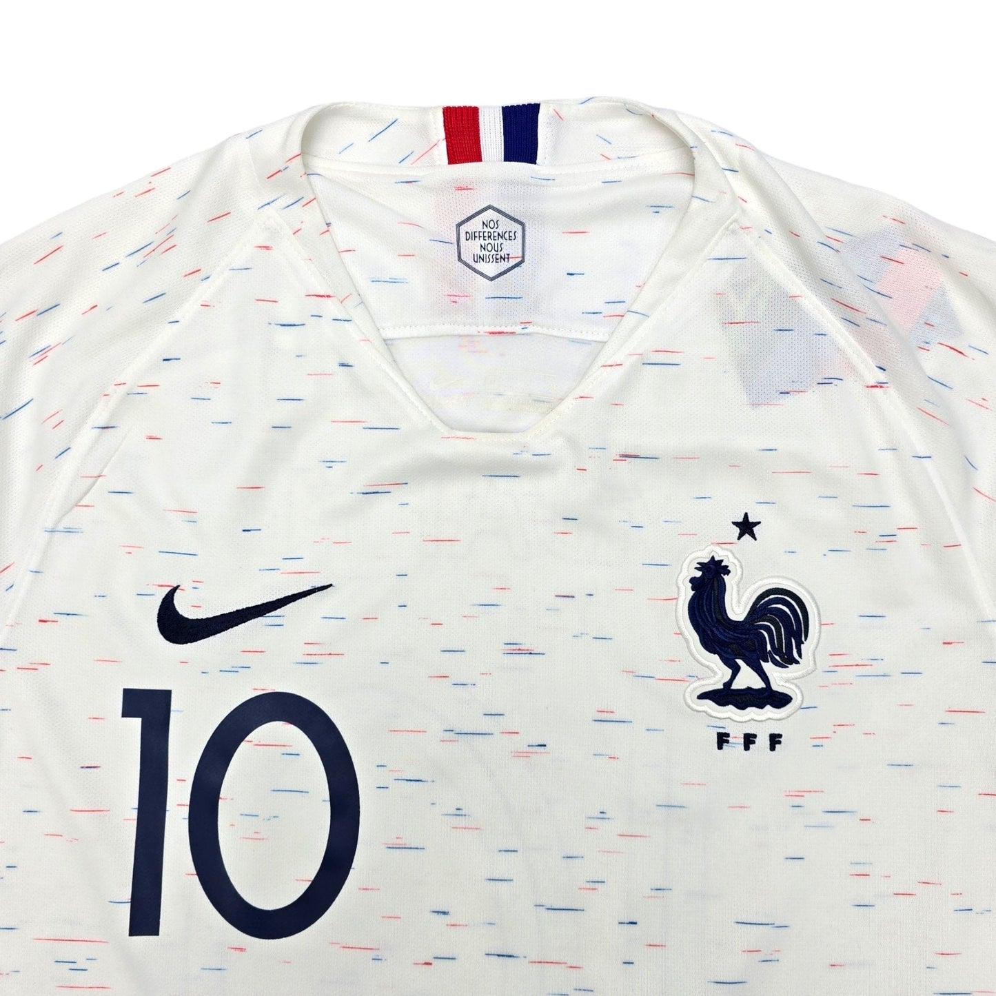 2018/19 France Away Football Shirt (M) Nike #10 Mbappe