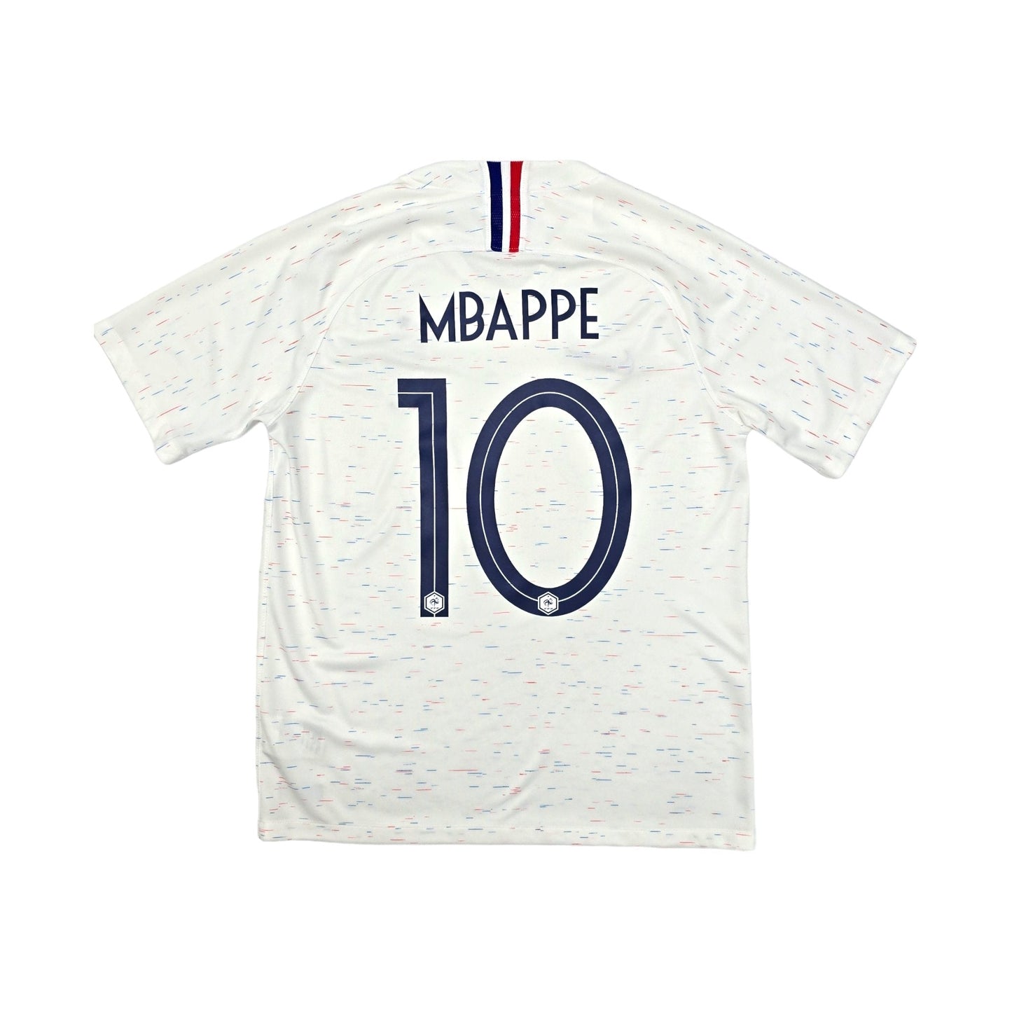 2018/19 France Away Football Shirt (M) Nike #10 Mbappe