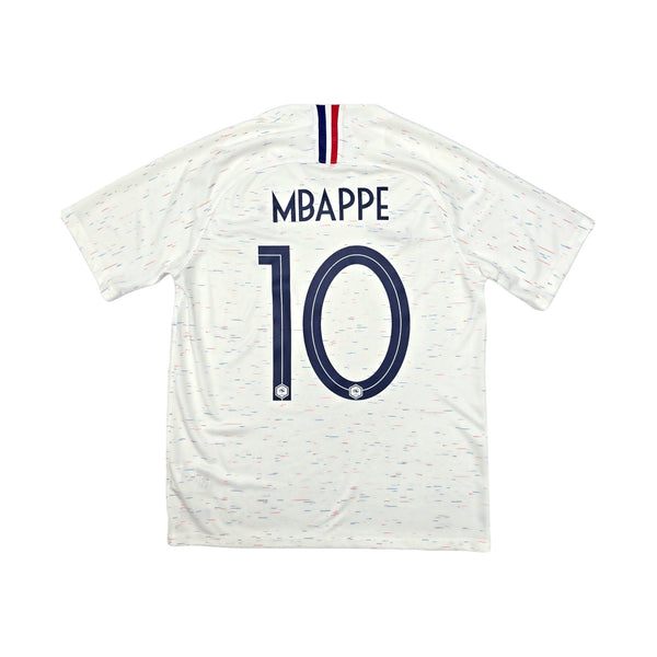 2018/19 France Away Football Shirt (M) Nike #10 Mbappe