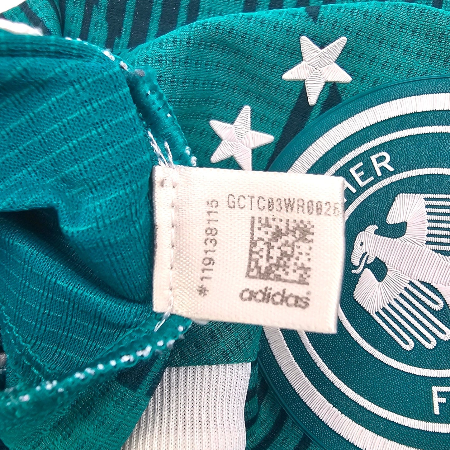 2018/19 Germany Away Football Shirt (S) Adidas (Player Version/Climachill)