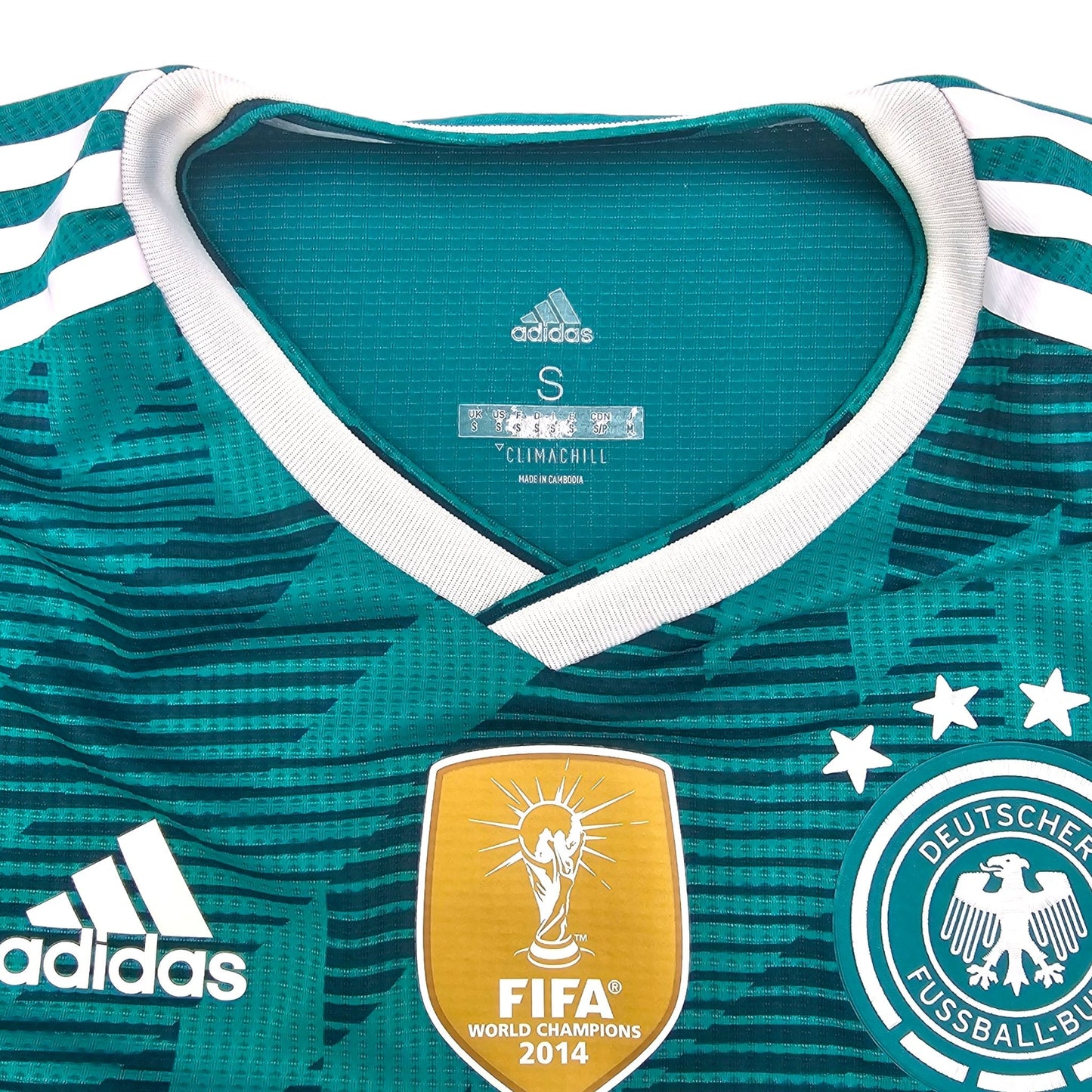 2018/19 Germany Away Football Shirt (S) Adidas (Player Version/Climachill)