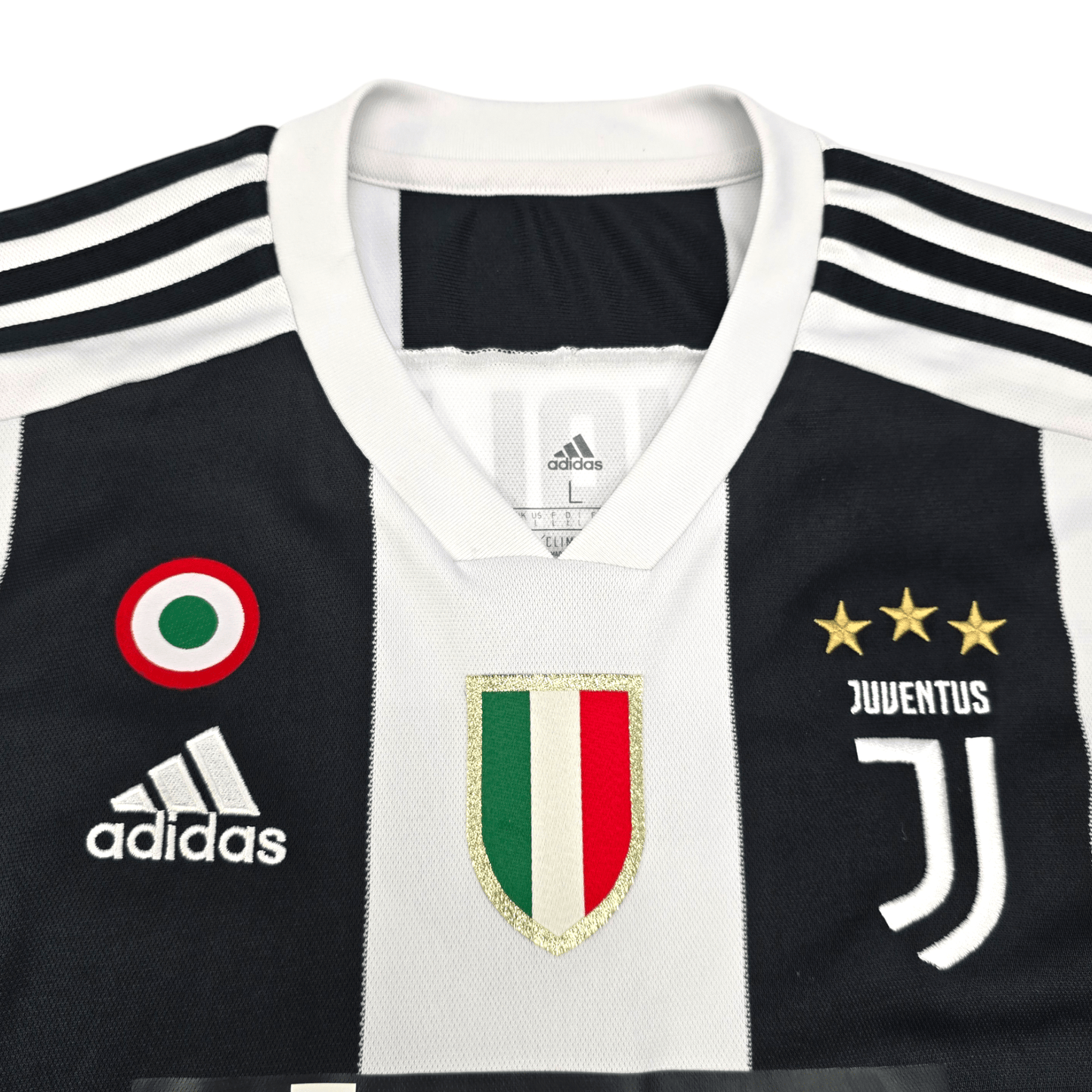 2018/19 Juventus Home Football Shirt (L) Adidas #7 Ronaldo