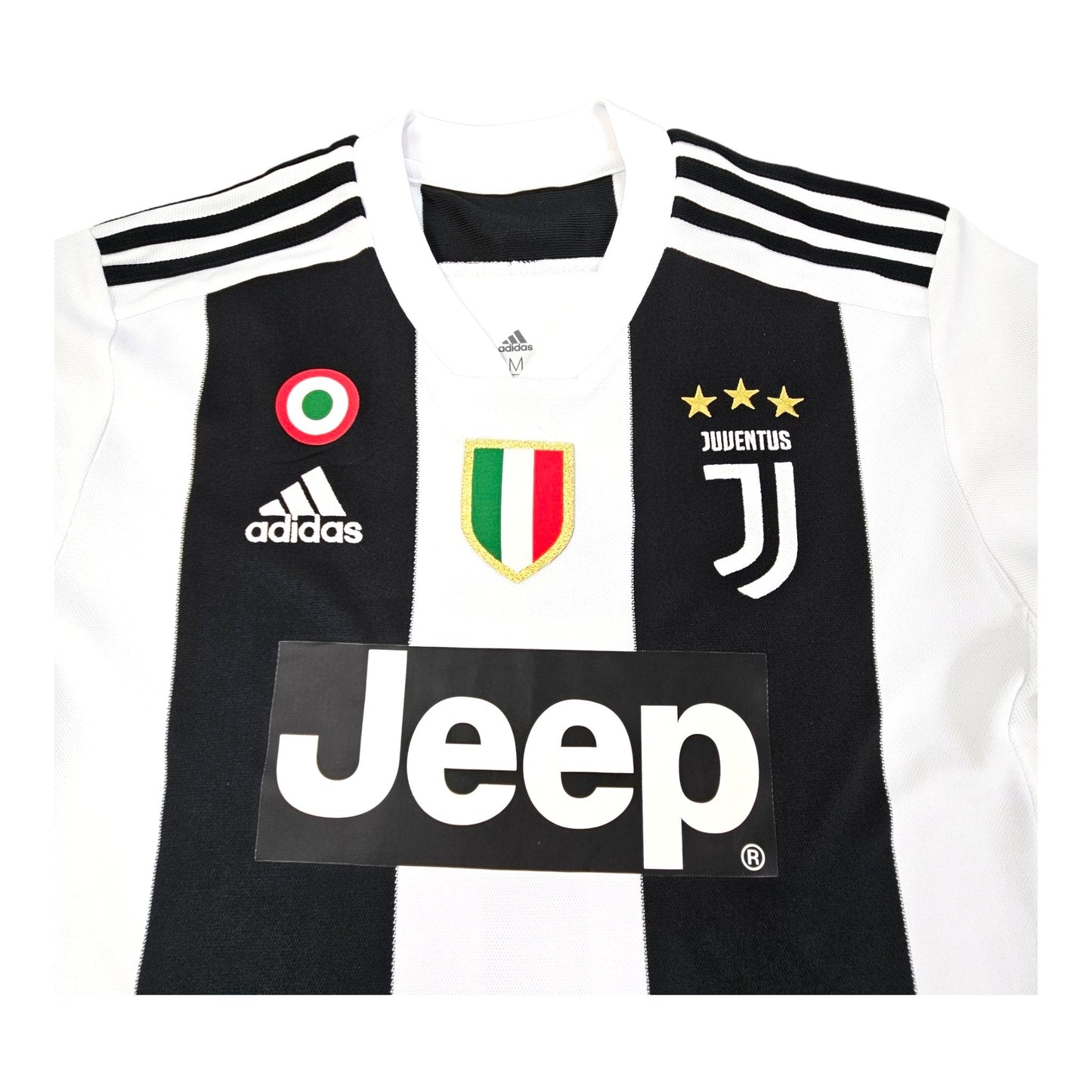 2018/19 Juventus  Home Football Shirt (M) Adidas # 7 Ronaldo