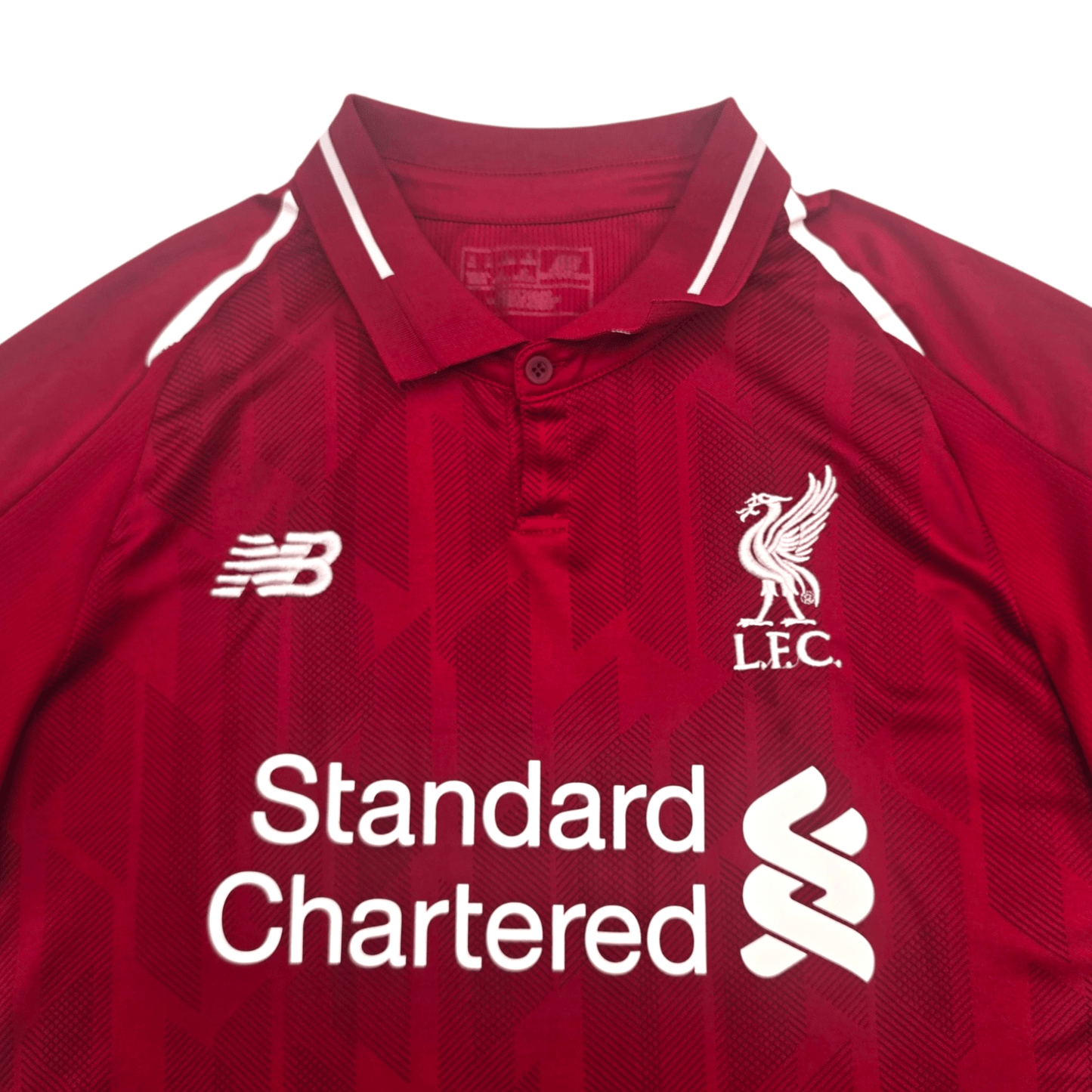 2018/19 Liverpool Home Football Shirt (M) New Balance #11 Salah