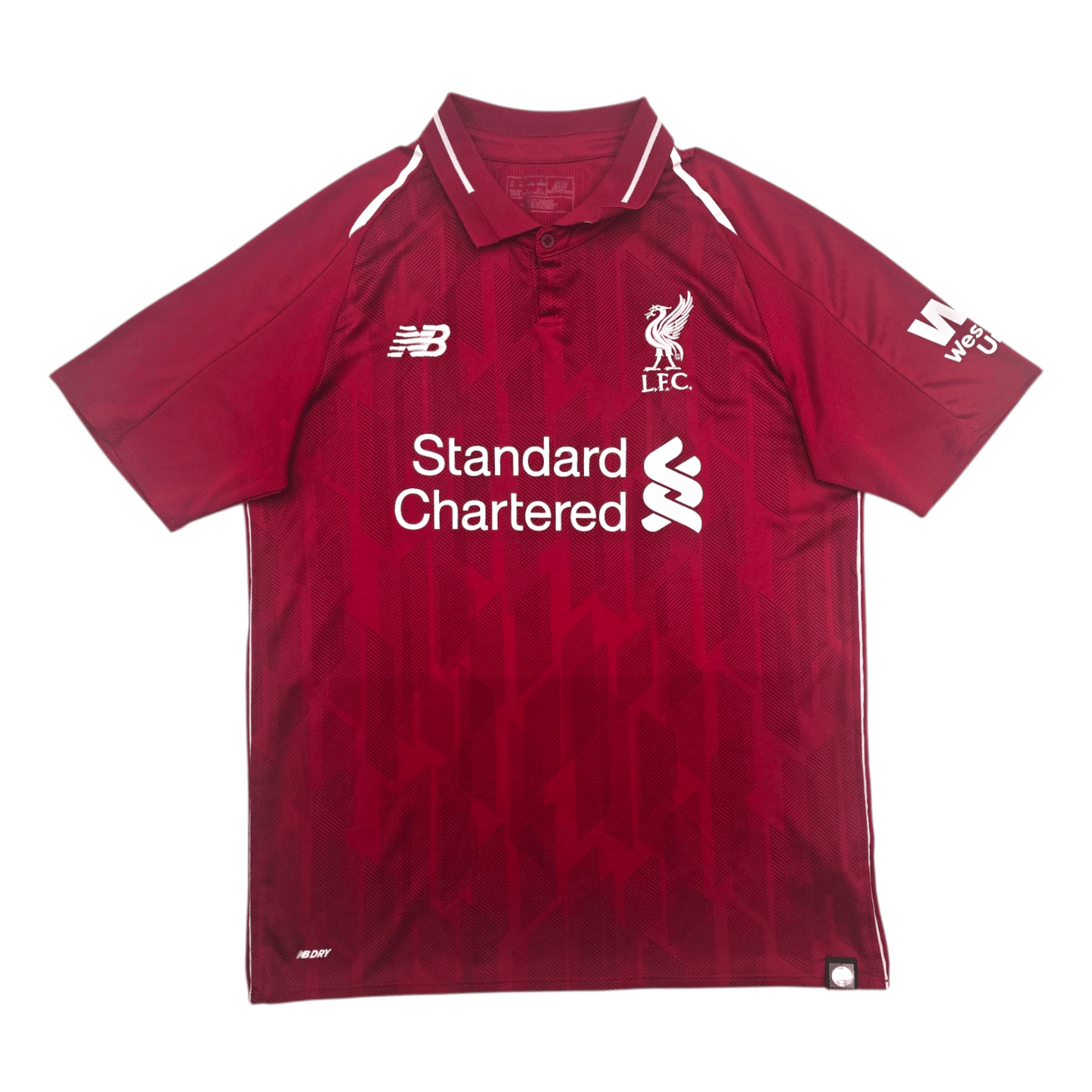 2018/19 Liverpool Home Football Shirt (M) New Balance #11 Salah