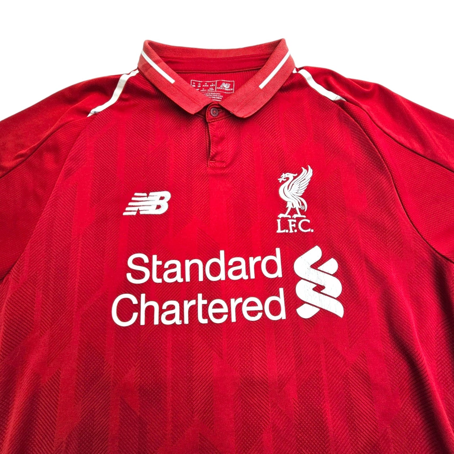 2018/19 Liverpool Home Football Shirt (M) New Balance #14 Henderson