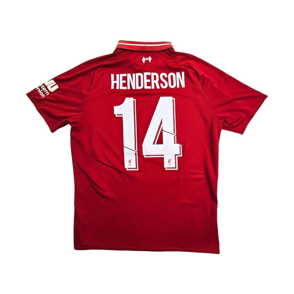 2018/19 Liverpool Home Football Shirt (M) New Balance #14 Henderson