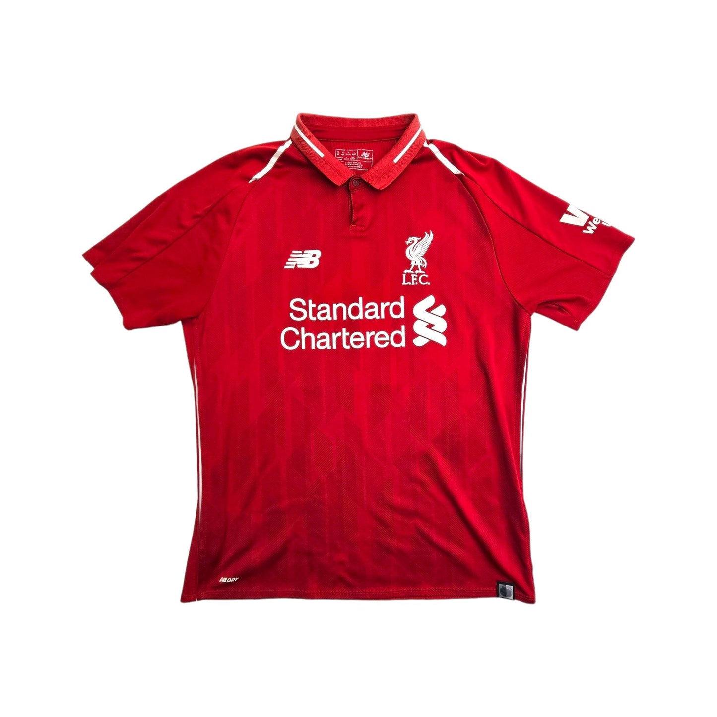 2018/19 Liverpool Home Football Shirt (M) New Balance #14 Henderson